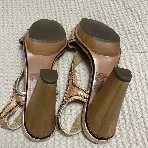 FRYE GERRY METAL BEADS SLINGBACK HEEL - Picture 6 of 7